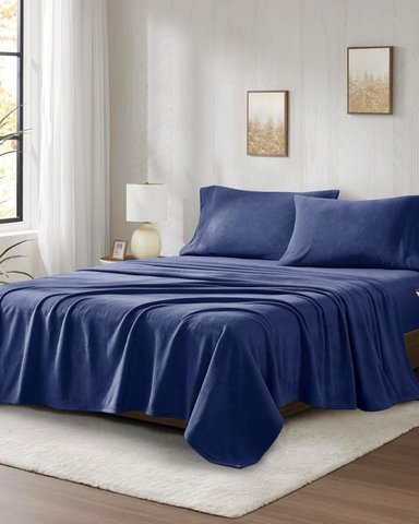 SET SÁBANAS POLAR KING AZUL