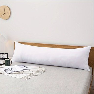 COJÍN RECTANGULAR BLANCO 30 X 130 CM