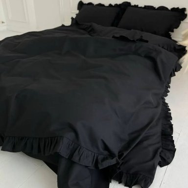 FUNDA PLUMÓN BOOMS 100 % ALGODÓN BRAMANTE 1.5 PLZ NEGRO 200 HILOS