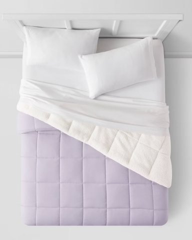 EDREDÓN CARNERO 1 PLZ LILA 200 HILOS