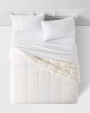 EDREDÓN CARNERO 2 PLZ BLANCO 200 HILOS