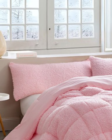 EDREDÓN CARNERO / POLAR 2 PLZ ROSADO