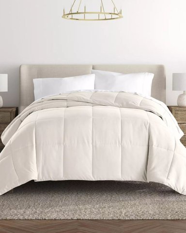 EDREDÓN MEDIA ESTACIÓN 100 % ALGODÓN BRAMANTE 1.5 PLZ PERLA 180 HILOS