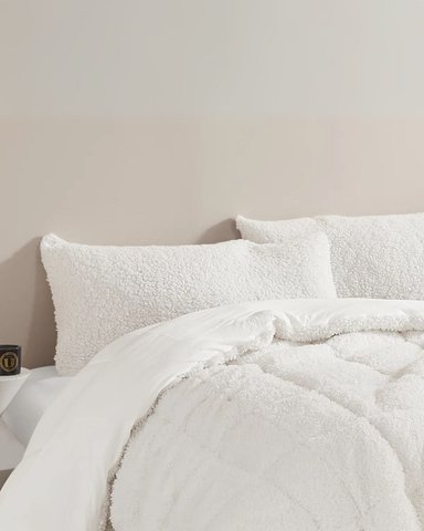 EDREDÓN CARNERO / POLAR 1.5 PLZ BLANCO