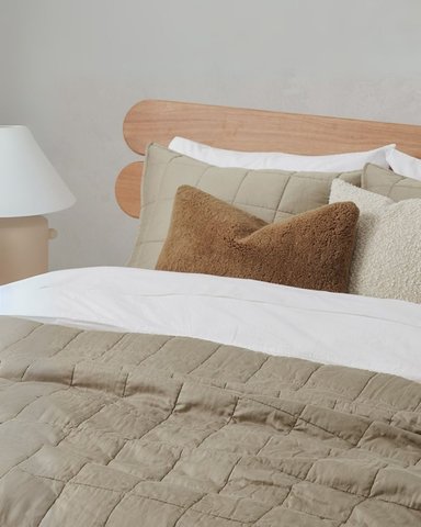 QUILT 100 % ALGODÓN BRAMANTE KING ARENA 180 HILOS