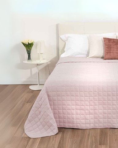 QUILT 100 % ALGODÓN BRAMANTE 1.5 PLZ ROSADO 180 HILOS