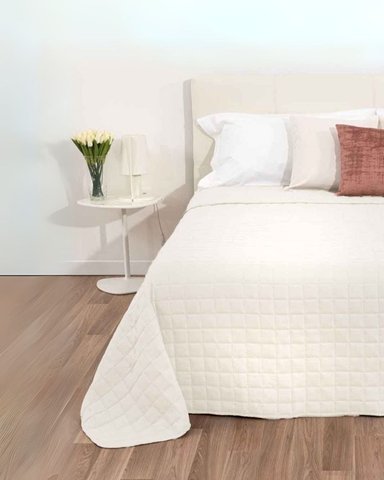 QUILT 100 % ALGODÓN BRAMANTE 2 PLZ PERLA 180 HILOS