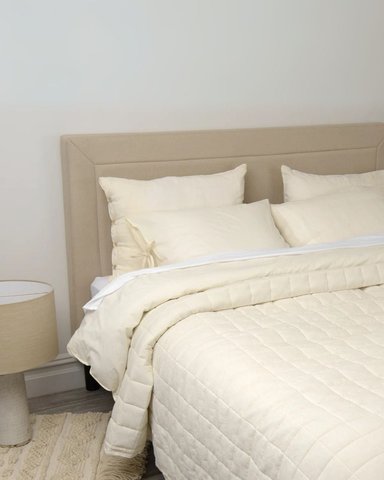 QUILT 100 % ALGODÓN BRAMANTE 1.5 PLZ IVORY 200 HILOS