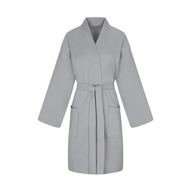 BATA 100 % ALGODÓN GRIS MEDIUM