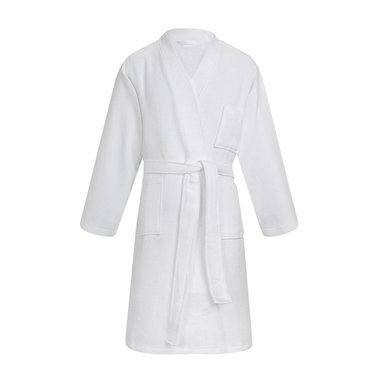 BATA WAFFLE 100 % ALGODÓN BLANCO SMALL