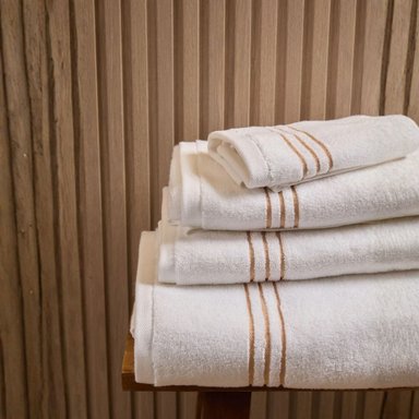 PACK 4 TOALLAS 100 % ALGODÓN 600 GR BEIGE