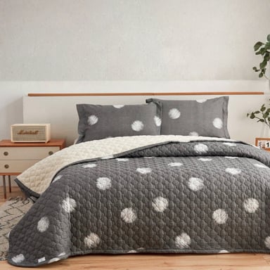 SET CUBRECAMA SHERPA ALGODÓN 1.5 PLZ - 1