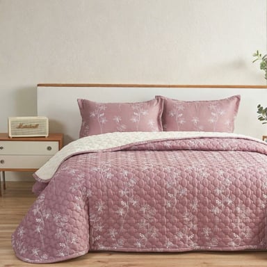 SET CUBRECAMA SHERPA ALGODÓN 1.5 PLZ - 1