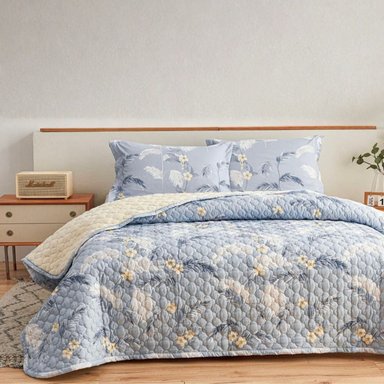 SET CUBRECAMA SHERPA ALGODÓN 2 PLZ - 1
