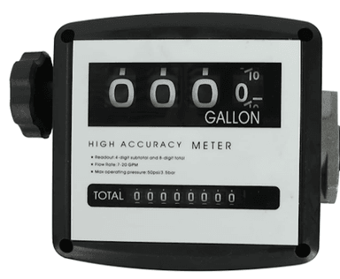 CONTADOR COMBUSTIBLE 4 DIGITOS  MECANICO ALTA PRESICION   CAUDALÍMETRO