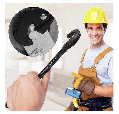 LLAVE DOBLE UNIVERSAL AUTOAJUSTABLE 8 42MM PROFESIONAL METAL - 2