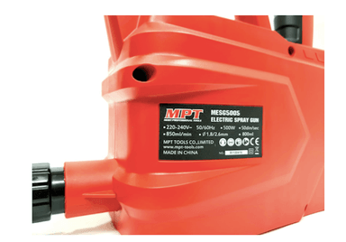 PULVERIZADOR MPT MECGS5005 220V ELÉCTRICO PINTAR 500W PROFESIONAL TOOLS - 3