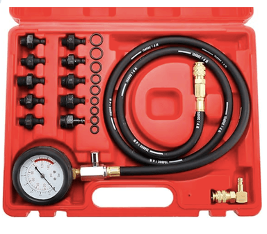 KIT WORKTOOLS MEDIDOR PRESIÓN ACEITE 13 PCS