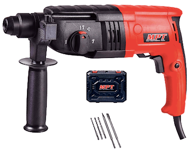 ROTOMARTILLO MPT 800W SDS PLUS GIRATORIO ELÉCTRICO 800W PROFESIONAL TOOLS