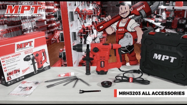ROTOMARTILLO MPT 800W SDS PLUS GIRATORIO ELÉCTRICO 800W PROFESIONAL TOOLS - 5