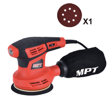 LIJADORA MPT 320W ROTO ORBITAL 5' PROFESIONAL TOOLS