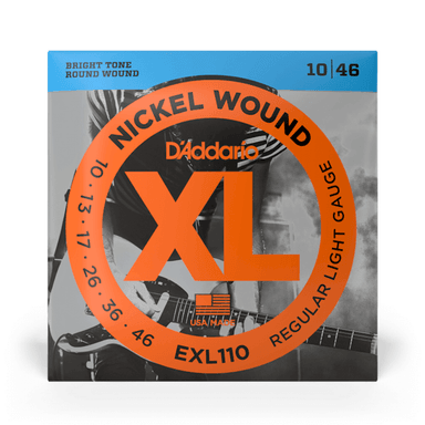 SET DE CUERDAS D'ADDARIO EXL110 DADDARIO 10-46 PARA GUITARRA ELÉCTRICA