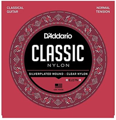 SET DE CUERDAS D'ADDARIO EJ27N DE NYLON DADDARIO PARA GUITARRA CLÁSICA