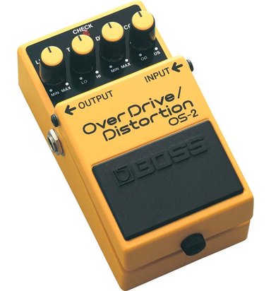 PEDAL DE EFECTO BOSS OS-2 OVERDRIVE/DISTORSION