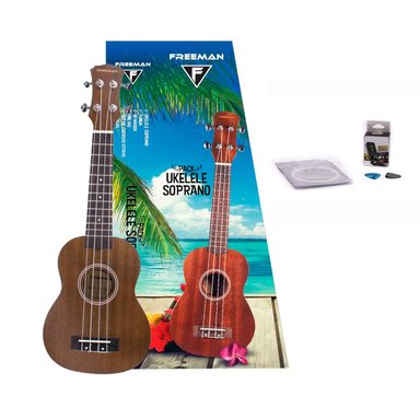 UKELELE FREEMAN SOPRANO PACK KU-SB PK