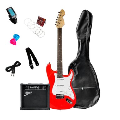 PACK DE GUITARRA ELECTRICA SMIGER ROJO