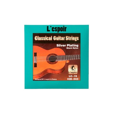 SET DE CUERDAS DE NYLON LESPOIR PARA GUITARRA CLÁSICA LC-19