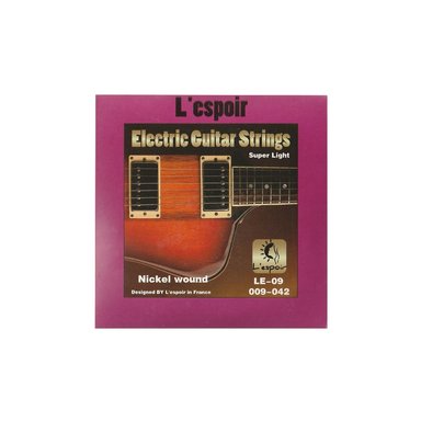 SET DE CUERDAS LESPOIR 09-42 PARA GUITARRA ELECTRICA LE-09