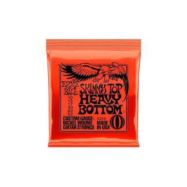 SET DE CUERDAS ERNIE BALL ERNIEBALL 10-52 PARA GUITARRA ELÉCTRICA SKINNY TOP HEAVY BOTTOM 2215