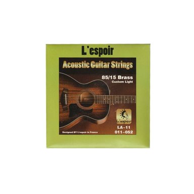 SET DE CUERDAS LESPOIR 11-52 PARA GUITARRA ACÚSTICA LA-11