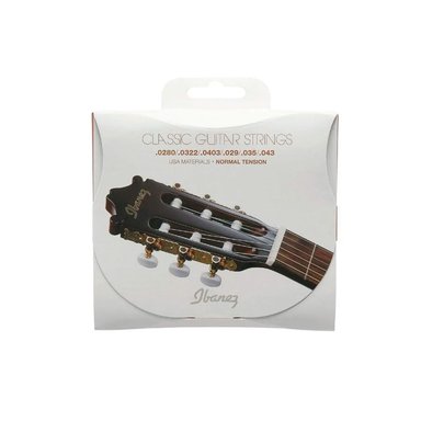 SET DE CUERDAS IBANEZ DE NYLON NORMAL TENSION ICLS6NT