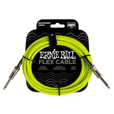 CABLE FLEX 6414 3M ERNIE BALL VERDE