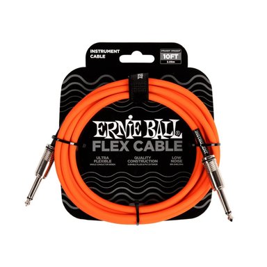 CABLE FLEX 6416 3M ERNIE BALL ANARANJADO