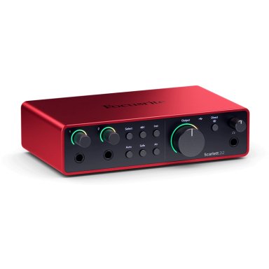 INTERFACE 2 CANALES FOCUSRITE 4TA GENERACION SCARLETT 2I2 4TH GEN