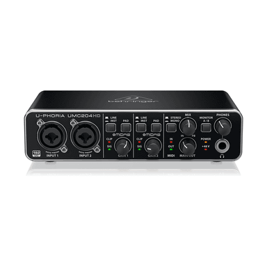 INTERFAZ DE AUDIO 2X4 BEHRINGER UMC204HD