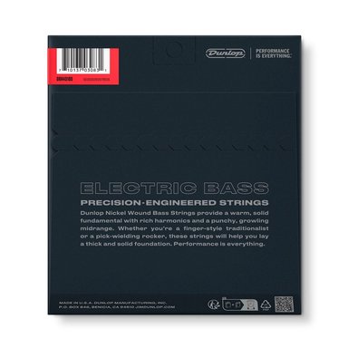 SET DE CUERDAS DE BAJO ELÉCTRICO NICKEL SUPER BRIGHT 45/105 DUNLOP - DBN45105 - 2