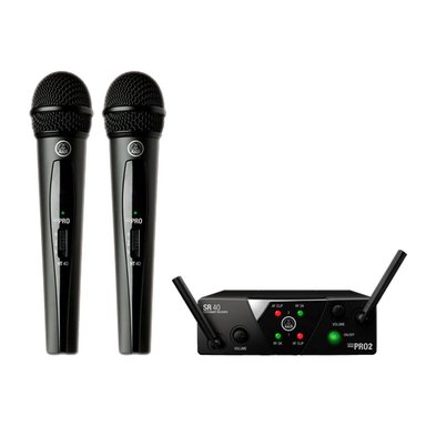 MICROFONO INALAMBRICO DOBLE FREC US25A/C WMS40 MINI DUAL VOCAL