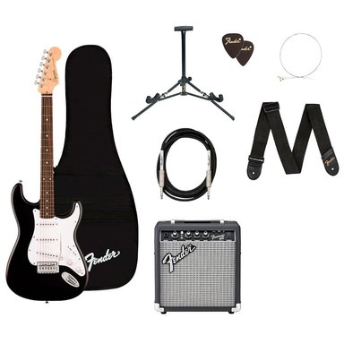 PACK GUITARRA ELECTRICA FENDER SQUIER DEBUT BK