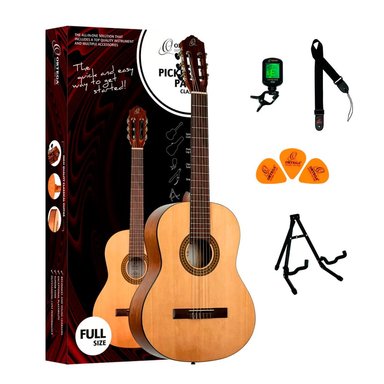 PACK GUITARRA CLASICA ORTEGA PICKERS PACK GLOSS RPPC44
