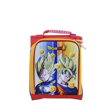 SET MOCHILA SCOOL DRAGON BALL OFICIO PREMIUM MALETA LONCHERA CARTUCHERA 3PZA NARANJA - 4