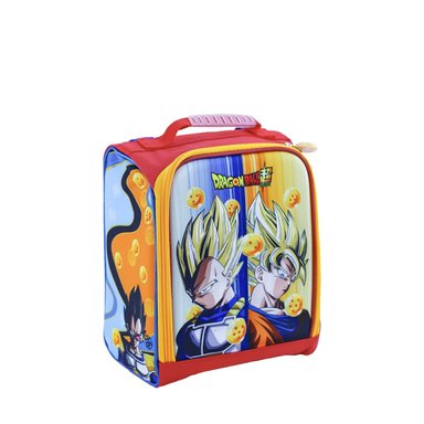 SET MOCHILA SCOOL DRAGON BALL OFICIO PREMIUM MALETA LONCHERA CARTUCHERA 3PZA NARANJA - 5