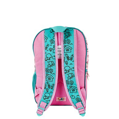 SET MOCHILA SCOOL MY MELODY OFICIO MALETA ESPALDA NIÑA EVA 3D 3 PIEZAS ROSADO BEBÉ - 3