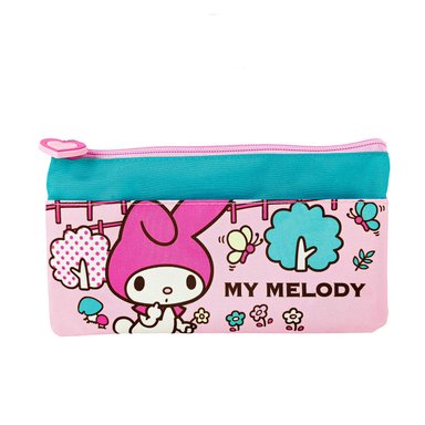 SET MOCHILA SCOOL MY MELODY OFICIO MALETA ESPALDA NIÑA EVA 3D 3 PIEZAS ROSADO BEBÉ - 6