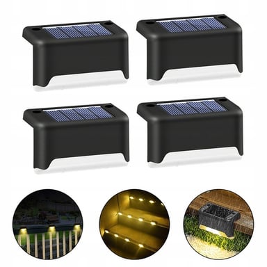 LUCES LED DECORATIVAS C/ BATERIA SOLAR PARA EXTERIORES PACK DE 4 - 2