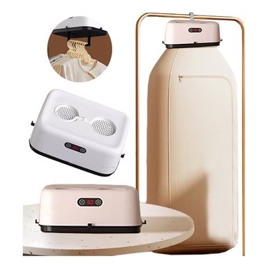 SECADORA ROPA PORTATIL MINI SECADO RAPIDO PARA VIAJES Y DEPARTAMENTOS - 4