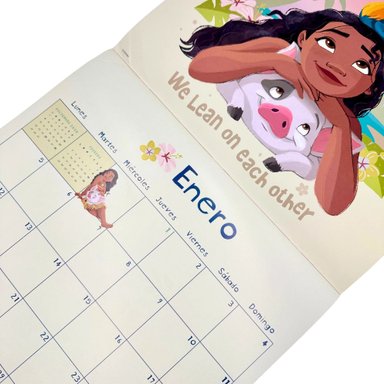 CALENDARIO DE PARED 2026 PRINCESAS – ILUSTRACIONES Y STICKERS DECORATIVOS - 4